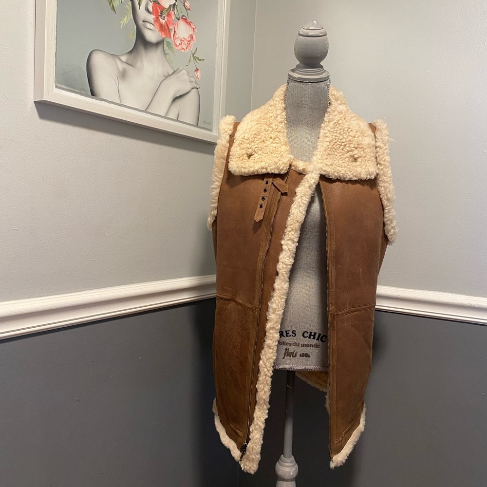 Ralph Lauren shearling vest